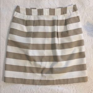 Banana Republic striped mini skirt